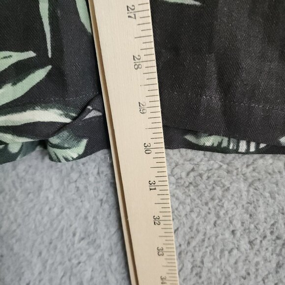 28 Palms Mens Shirt Size XL Relaxed Linen Silk Button Up Hawaiian Resort Black - Picture 6 of 6